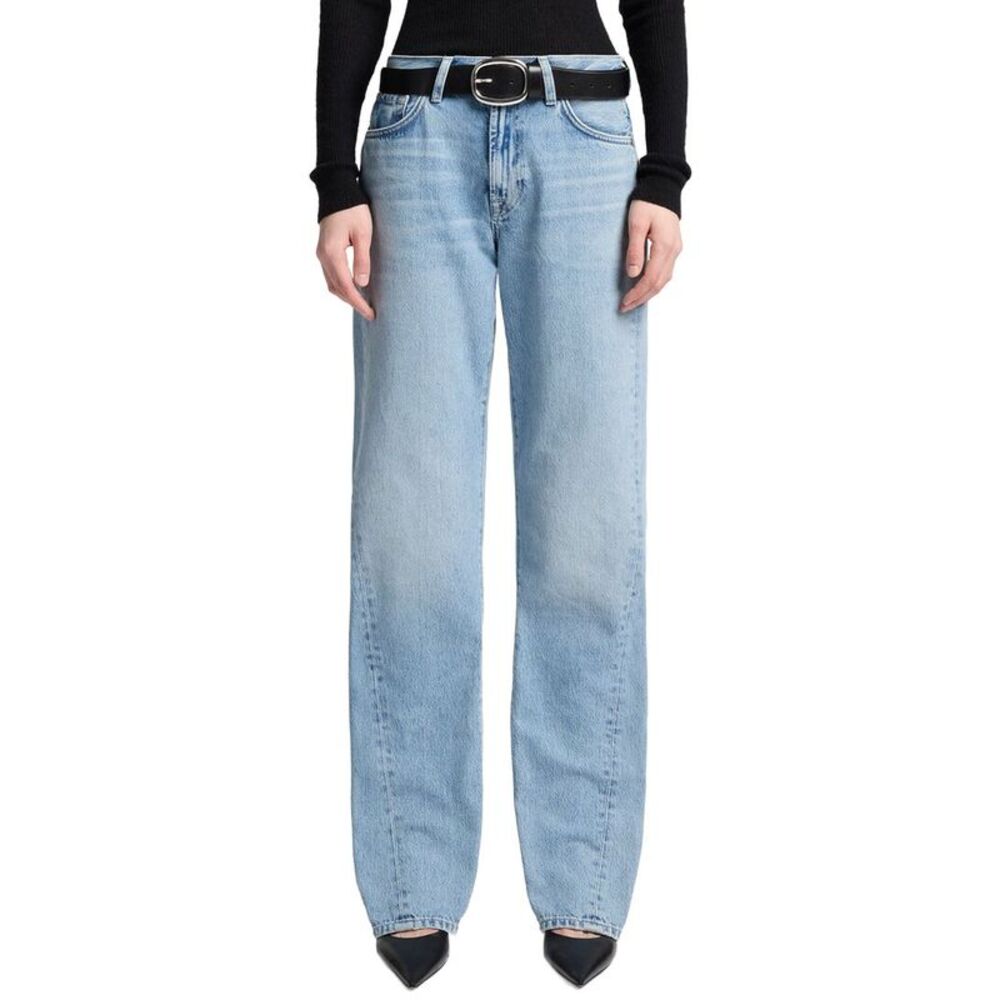 7 For All Mankind Womens  Twisted Tess September Straight Jean